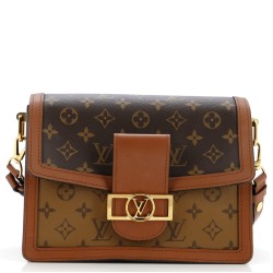 Dauphine Shoulder Bag Reverse Monogram Canvas MM