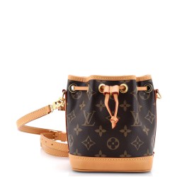 Noe NM Handbag Monogram Canvas Nano