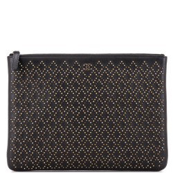 O Case Clutch Studded Lambskin Medium
