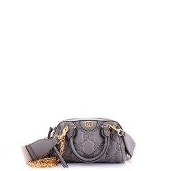 Ophidia Convertible Boston Top Handle Bag GG Matelasse Leather Mini