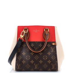 Fold Tote Monogram Canvas and Leather PM
