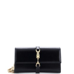 Jackie 1961 Continental Chain Wallet Leather