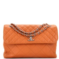 In The Business Flap Bag Quilted Calfskin Maxi