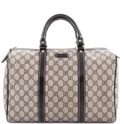 Joy Boston Bag GG Coated Canvas Medium