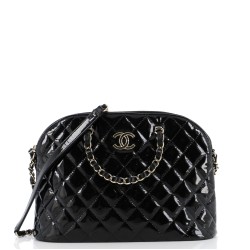 Coco Top Handle Shopping Bag Quilted Patent Small