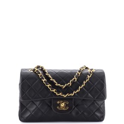 Vintage Classic Double Flap Bag Quilted Lambskin Small
