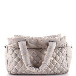 Coco Cocoon Zipped Tote Quilted Nylon Large