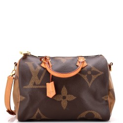 Speedy Bandouliere Bag Reverse Monogram Giant 30