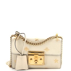 Padlock Shoulder Bag Printed Leather Small