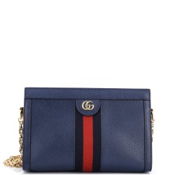 Ophidia Chain Shoulder Bag Leather Small