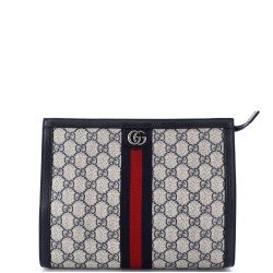 Ophidia Pouch GG Coated Canvas Medium