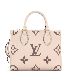 OnTheGo Tote Bicolor Monogram Empreinte Giant PM