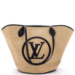Saint Jacques NM Handbag Raffia and Leather