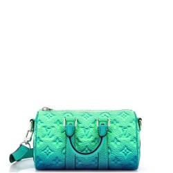 Keepall Bandouliere Bag Limited Edition Illusion Monogram Taurillon Leather XS