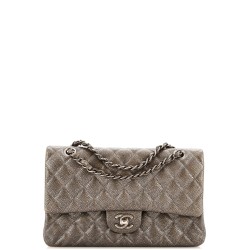 Classic Double Flap Bag Quilted Caviar Medium
