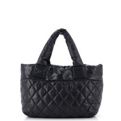 Coco Cocoon Reversible Tote Quilted Nylon Small