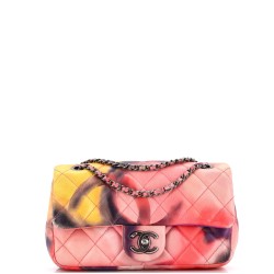Flower Power Flap Bag Quilted Lambskin Small