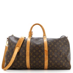 Keepall Bandouliere Bag Monogram Canvas 50