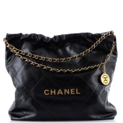 22 Chain Hobo Quilted Calfskin Medium