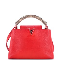 Capucines Bag Leather with Snakeskin BB