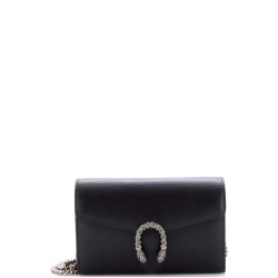 Dionysus Chain Wallet Leather with Embellished Detail Small