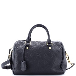 Speedy Bandouliere Bag Monogram Empreinte Leather 25