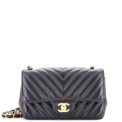 Classic Single Flap Bag Chevron Lambskin Mini