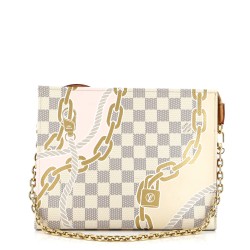Toiletry Pouch on Chain Limited Edition Nautical Damier