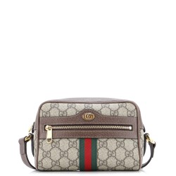 Ophidia Shoulder Bag GG Coated Canvas Mini