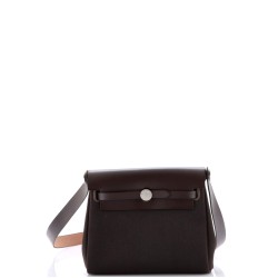 Herbag Zip Toile and Leather 20