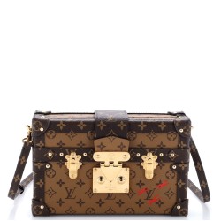 Petite Malle Handbag Reverse Monogram Canvas