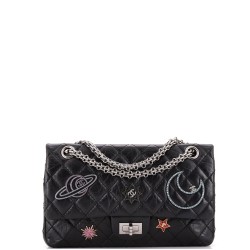 Space Charms Reissue 2.55 Flap Bag Quilted Aged Calfskin 225