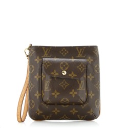 Partition Wristlet Clutch Monogram Canvas