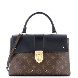One Handle Flap Bag Monogram Canvas and Leather MM