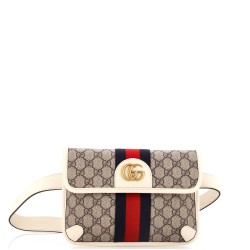 Ophidia Flap Belt Bag GG Coated Canvas