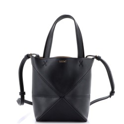 Puzzle Fold Tote Leather Mini