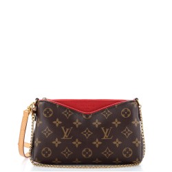 Pallas Clutch Monogram Canvas with Leather