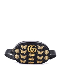 GG Marmont Belt Bag Embellished Matelasse Leather