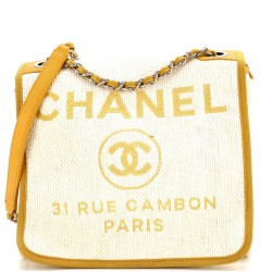 Deauville Messenger Bag Raffia Small
