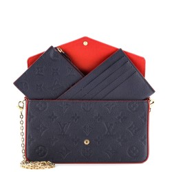 Felicie Pochette Monogram Empreinte Leather