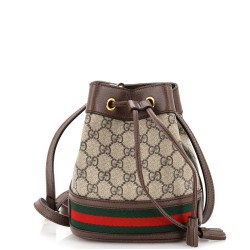 Ophidia Bucket Bag GG Coated Canvas Mini