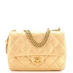 Sweet Heart Chain Flap Bag Quilted Lambskin Medium