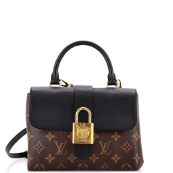 Locky Handbag Monogram Canvas with Leather BB