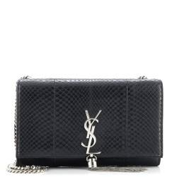 Classic Monogram Tassel Crossbody Bag Python Medium