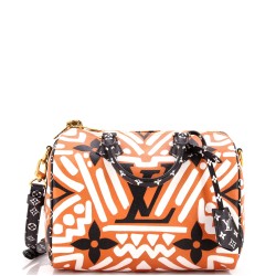 Speedy Bandouliere Bag Limited Edition Crafty Monogram Giant 25