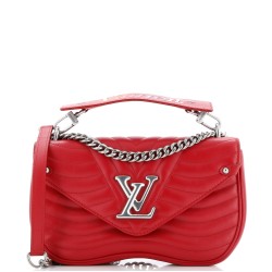 New Wave Chain Bag Quilted Leather MM