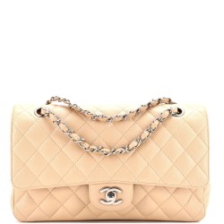 Classic Double Flap Bag Quilted Caviar Medium