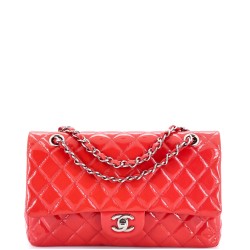 Classic Double Flap Bag Quilted Patent Medium