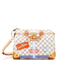 Speedy Bandouliere Bag Limited Edition Damier Summer Trunks 30