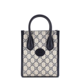 Interlocking G Patch Tote GG Coated Canvas Mini